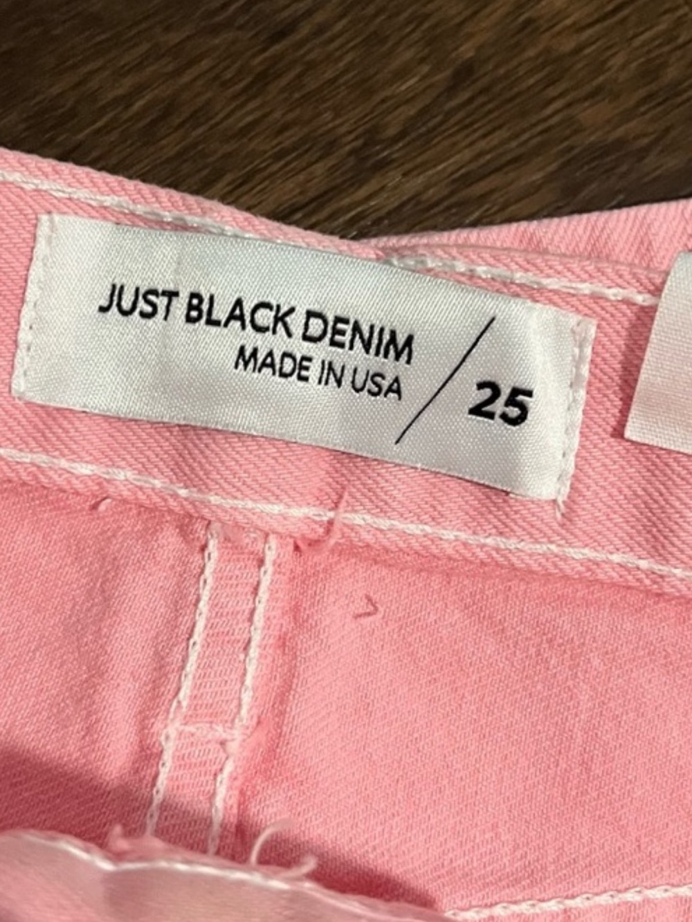 Just Black Pink Jeans Size 25 NWT - Picture 3 of 4